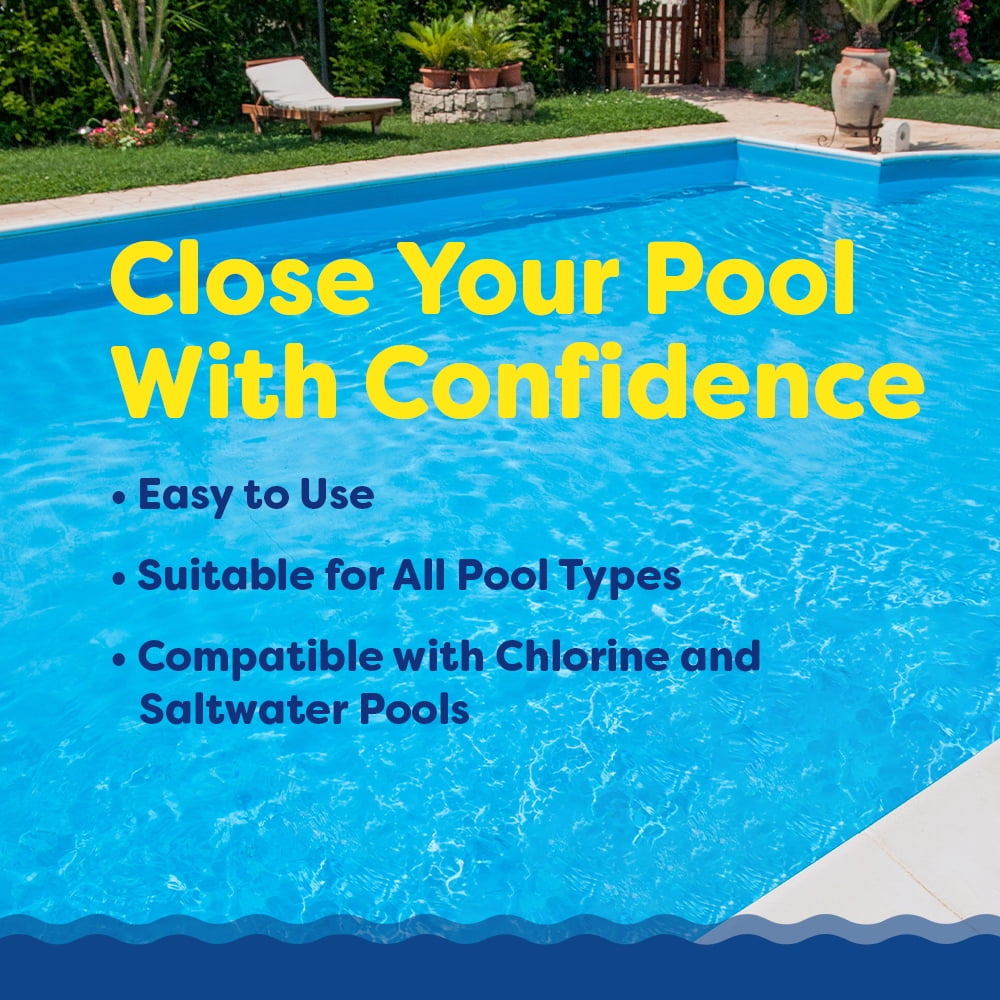In The Swim Pool Closing Kit and Winter Pill Bundle - Winterizing Chemicals for Above Ground and In-Ground Pools - Up to 7,500 Gallons KWB075001AE_ITS