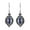 Marquise, variant on Handmade Blue Lapis Lazuli Boho Drop Dangle Earrings for Women Oxidized 925 Sterling Silver Jewelry Fish Hook Birthday Christmas Gifts for Women