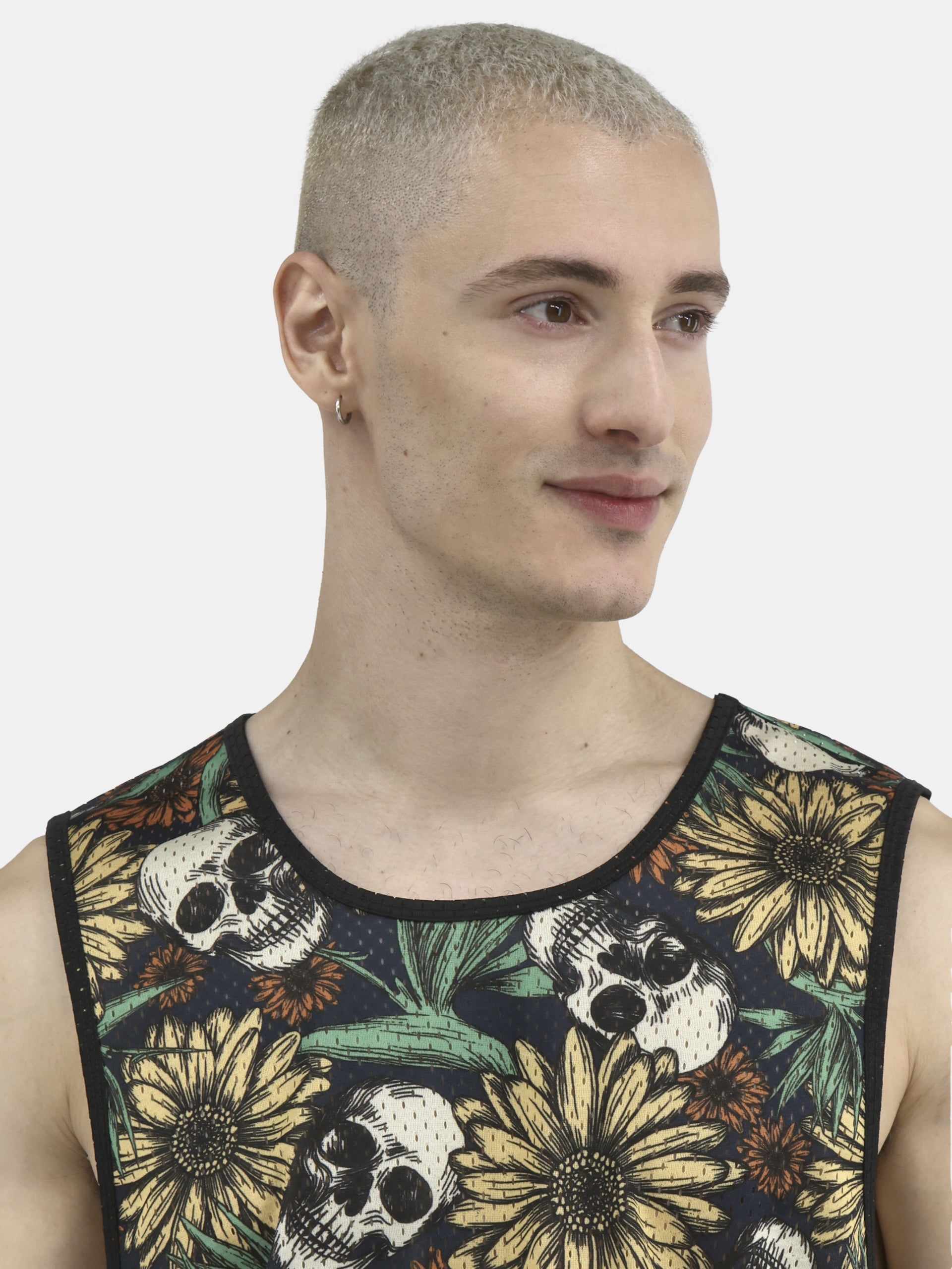 No Boundaries Men's & Big Men's Solid and Printed Mesh Tank Top, Sizes XS-5XL