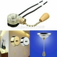 thumbnail image 3 of 4 x Switches, Showroom Home Ceiling Fan Wall Light Pull Rope Switch Chain Cord Controller, 3 of 8