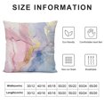 thumbnail image 6 of Acheng Pillow Case Throw Pillow Covers,Artistic Abstract Marble Texture Decorative Pillow Covers for Couch Sofa Bedroom Living Room,No Pillow Insert,Purple Pink Golden Yellow,2 Pcs White, 6 of 6