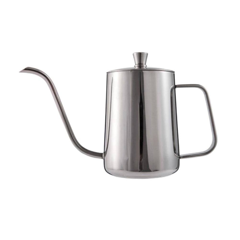 Restpresso 20 oz Black Stainless Steel Pour Over / Gooseneck Kettle - 8  3/4 x 3 1/2 x 5 1/2 - 1 count box