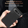thumbnail image 4 of Decase Non-Fingerprint Cover for Google Pixel Fold, Carbon Fiber Texture Military Shockproof Slim Fit Lighweight Anti-Drop Anti-Scratch Wireless Charing Case for Google Pixel Fold,Purple+Blue, 4 of 7
