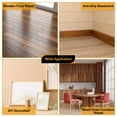 thumbnail image 7 of Uxcell Wood Grain Repair Tape 6 Inch x 33ft Self Adhesive Wood Repair Patch Tape Simulated Wood Floor Tape with Plastic Scraper for Tables Doors Windows Furniture, Dark Brown Wood, 7 of 7