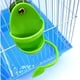 thumbnail image 3 of Alimentador de loros con estante de pie, soporte de plástico para frutas y verduras, contenedor de comida colgante, accesorios para jaula, suministros para pájaros y mascotas, 3 of 5