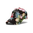 thumbnail image 2 of Low Profile Unstructured Floral Cap - Black, 2 of 2