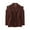 Coffee, variant on Women Fall and Winter Outerwear Fashion Casual Waist Drawstring Wide Shoulder Blazer Jacket Top