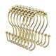 thumbnail image 1 of 12 Pcs Shower Curtain Hooks, Shower Curtain Rings Rust Proof Balanced Glide Double Shower Curtain H, 1 of 5