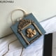 thumbnail image 5 of Bolso cruzado con temperamento para mujer, nuevo bolso de mano con cadena de perlas a la moda, bolso de un solo hombro, bolso cuadrado pequeño coreano vintage, bolso para mujer 2023, 5 of 5