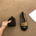 thumbnail image 6 of Kayannuo Womens Shoes Summer Womens Fashion Women Slip-on Tassel Leather Top Platform Loafers Casual Comfortable Loafer Shoes Indoor Outdoor, 6 of 7