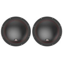 (2) MTX 5510-22 10" 1600 Watt Peak DVC 2-ohm Car Audio Subwoofers Subs