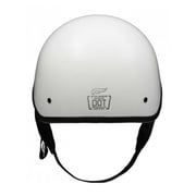 Fulmer Powersports 302 Revel Visor Motorcycle Half Helmet - Gloss White (XS)