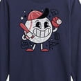 thumbnail image 3 of Instant Message - Baseball Mascot - Kids Long Sleeve Tee, 3 of 6