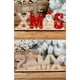 thumbnail image 2 of Papá Noel Muñeco De Nieve Copos De Nieve Decoración De Letras Adorno De Mesa Letras Signo Decoración De Fiesta De Navidad Vogacara HA040313-01, 2 of 6