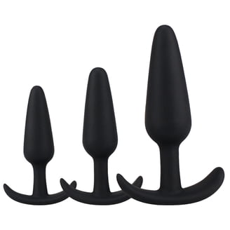 Tantus Little Flirt Anal Plug Black (Bag)