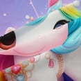 thumbnail image 5 of Erosebridal Colorful Cartoon Unicorn Girls Black Out Curtains,Pink Hot Air Balloon Curtains Pack of 2 (42x63 Each) For Kids, 5 of 7