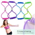 thumbnail image 3 of Stretch Band Rope Latex Rubber Arm Resistance Fitness Exercise Gym- Pilates, 3 of 7
