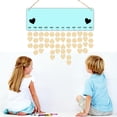 thumbnail image 2 of Yasu Wooden Wall Hanging DIY Calender Birthday Reminder Plaque Pendant Home Decor, 2 of 8