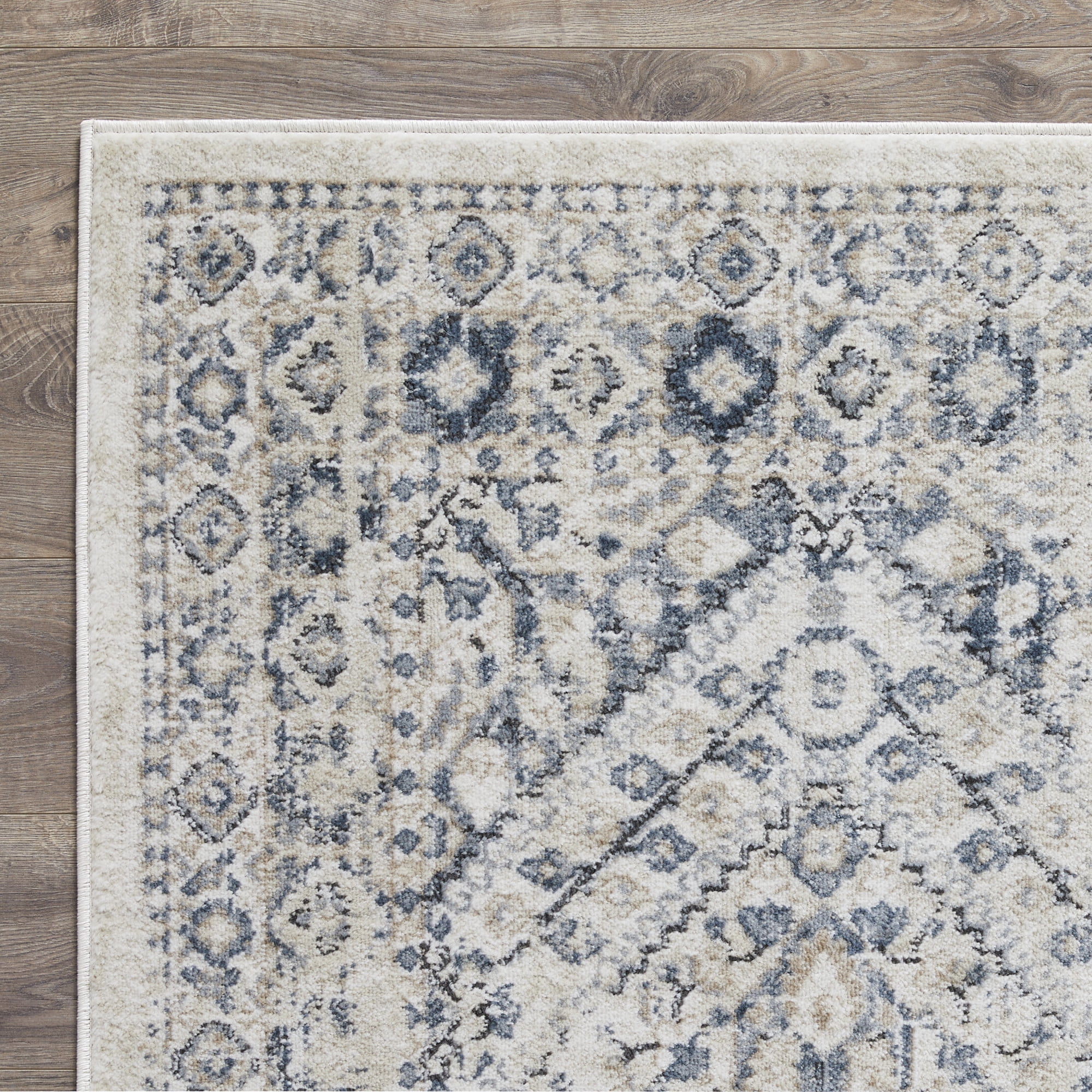 Loomaknoti Kehleigh Avnorie 5' x 7' Blue Oriental Indoor Area Rug