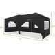 thumbnail image 5 of 10'x20' toldo plegable con 6 paredes laterales extraíbles refugio de eventos al aire libre UPF 50+ gazebo carpas portátiles para fiestas camping de playa, 5 of 5