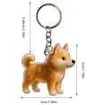 thumbnail image 3 of Pet Hair Memorial Capsule Keychain, Dog Hair Keepsake, Transparent Pet Hair Keepsake Keychain for Pet Lover, 3 of 10