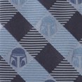 thumbnail image 6 of Star Wars Mando Helmet Check Blue Mens Tie, 6 of 7