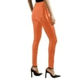 thumbnail image 4 of Kureaily Women Matte pc leather open-crotch pants for ladies Loose Lounge Trousers, 4 of 5