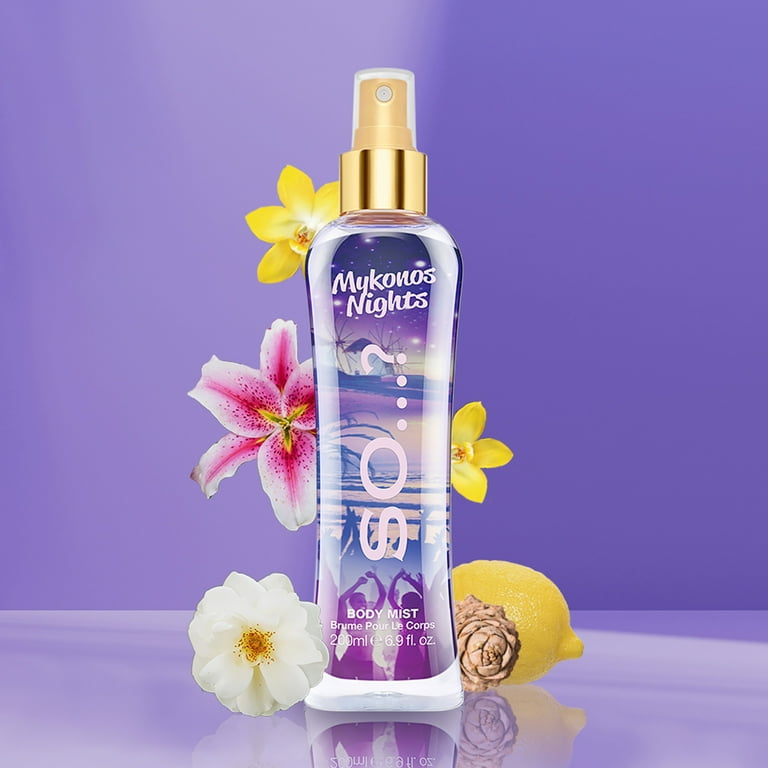 So…? Mykonos Nights Body Mist, Body Spray for Women, oz
