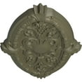 thumbnail image 3 of Ekena Millwork 26 3/8"W x 17 1/4"H x 1 3/4"P Marcella Ceiling Medallion (Fits Canopies up to 3"), Hand-Painted Spartan Stone, 3 of 4