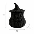 thumbnail image 3 of QLUEWX Saffron Handwoven Pumpkin Halloween Decorations, 9.4" Seagrass Jack-O-Lantern with Lid Table Decor, Pumpkin Basket Candle Holder Tabletop Centerpiece for Party Supplies Prop Halloween Decor, 3 of 9