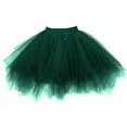 thumbnail image 2 of Riforla Women's Short Vintage Ballet Pleated Puffy Tutu Petticoat Skirt Adult Tutu Dancing Skirts Women's Skirts D_001 One Size, 2 of 3