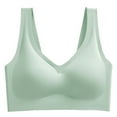 thumbnail image 1 of Eashery women bras No Steel Ring Comfortable Women Bra Sport Bras Green 5XL, 1 of 1