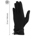 thumbnail image 3 of Luxtrada Womens Winter Warm Gloves Touchscreen Warm Thermal Soft Lining Elastic Cuff Texting Anti-Slip, 3 of 9
