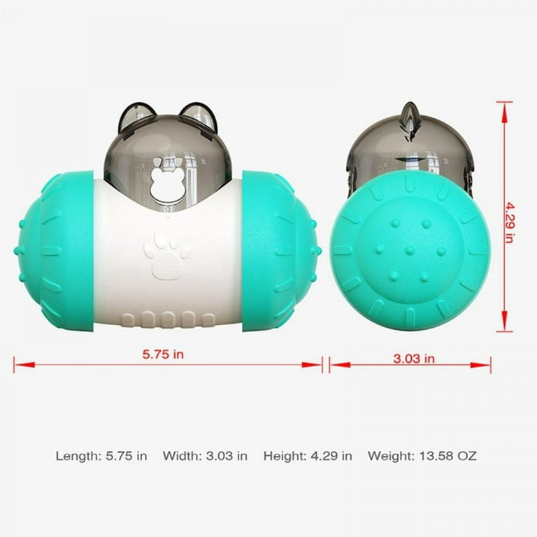 PET ZONE IQ Treat Dispenser Ball Dog Toy, 4-in 