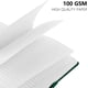 thumbnail image 3 of Cuaderno A5, paquete de 2 cuadernos A5 de 200 páginas, 100 g/m², cuaderno de tapa dura con marcapáginas, presilla para bolígrafo y cierre elástico, 3 of 4