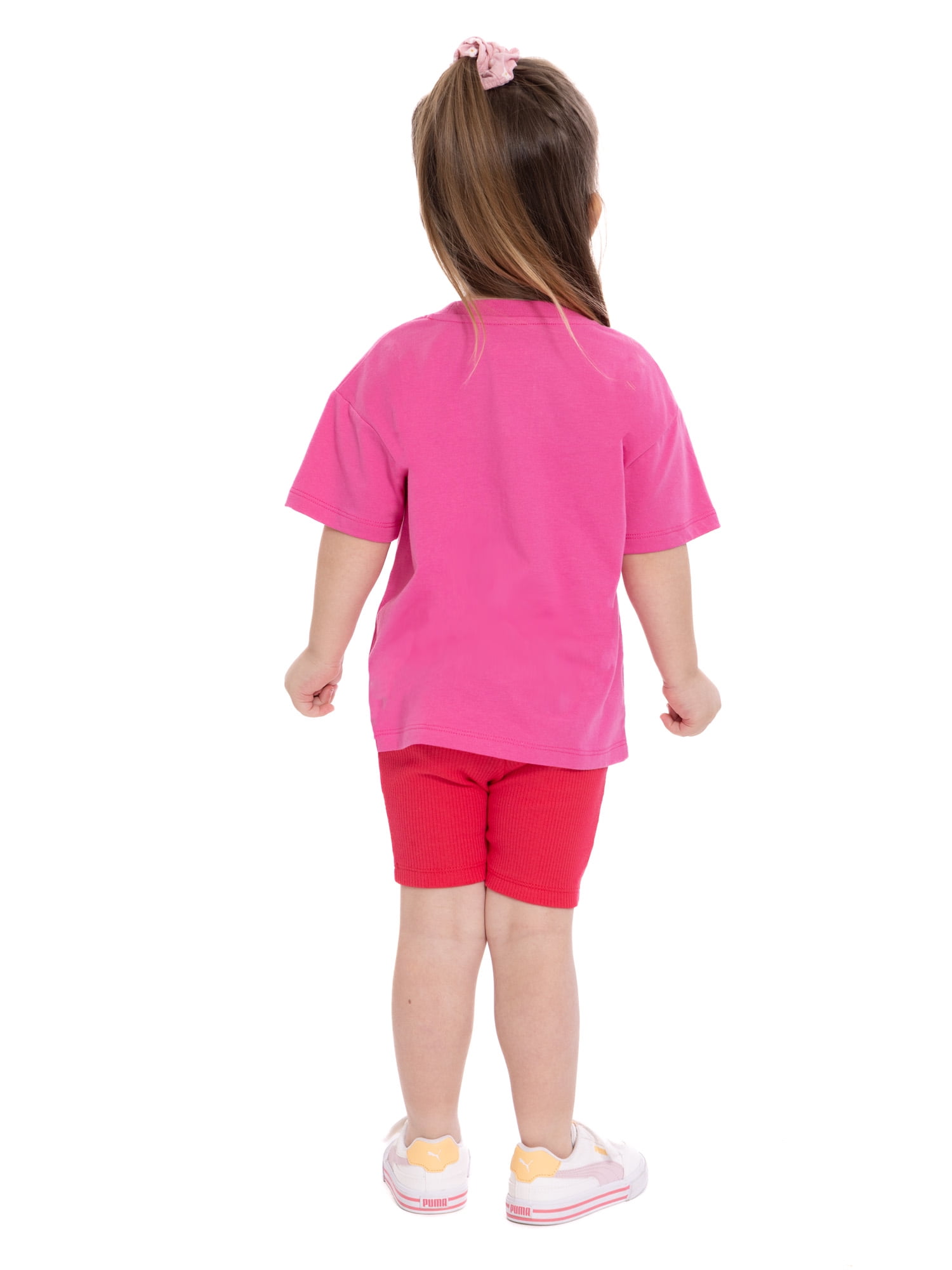 Minnie Mouse Toddler Girls Graphic Tee and Bike Shorts Set, 2-Piece, Sizes 12M-5T