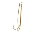 thumbnail image 3 of Mustad Classic Double Live Bait/Liver Hook with Extra Long Shank and Safety Pin (Pack of 10), Bronze, 3 of 3