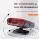 thumbnail image 2 of Calentador de coche, descongelador portátil, iluminación automática, Base giratoria de 360 ​​°, calentador de espacio de calentamiento rápido, enfriador, parabrisas automático, 2 of 5