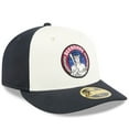 thumbnail image 3 of Men's New Era Navy/White Cleveland Guardians City Connect Batting Practice Low Profile 59FIFTY Fitted Hat, 3 of 5