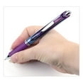 thumbnail image 3 of Pentel BLN75-V EnerGel RTX Fine 0.5 millimeter Needle Tip Retractable Gel Pen - Violet Ink and Violet/Blue Barrel, 3 of 4