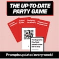 thumbnail image 2 of Juego de cartas escandaloso fuera de tema para adultos: el juego de fiesta para adultos siempre actualizado: divertido juego para adultos con contenido actualizado semanalmente para risas interminable, 2 of 5