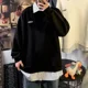 thumbnail image 4 of Camiseta polo para hombre negra ropa de hombre sudaderas top holgado japones coreano otoño alta marca lujo 2024 moda harajuku, 4 of 4