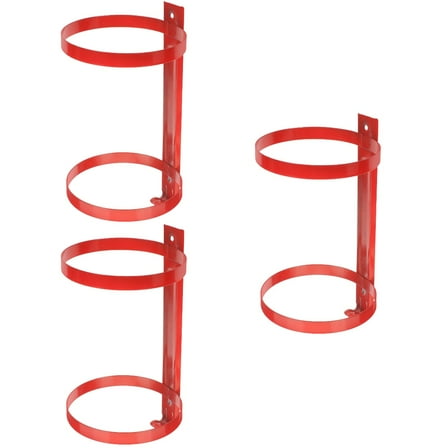 WORGEOUS 3pcs Fire Extinguisher Hanger Fire Extinguisher Fixing Wall Hanging Bracket