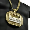 thumbnail image 2 of Bling Cartel The Last Supper Hip Hop Pendant Necklace, 2-Tone Gold & Silver, 30" Cuban Chain (Men's), 2 of 5