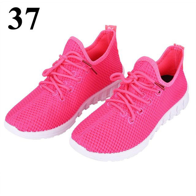 Senderismo, escalada, running y gimnasio, perfectos para deportes al aire libre, talla 37, zapatillas deportivas de aventura para mujer en color rosa