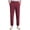 Burgundy, variant on GENTS BLISS Jogger Lightweight Men Sweatpants Casual Fleece Sweatpants for Men Elastic Drawstring Pants with Pocket