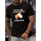 thumbnail image 1 of Camiseta de cuello redondo para hombre, manga corta, versátil, informal, de verano, para el tiempo libre., 1 of 9