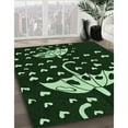thumbnail image 2 of Ahgly Company Indoor Rectangle Patterned Green Pepper Green Area Rugs, 3' x 5', 2 of 6