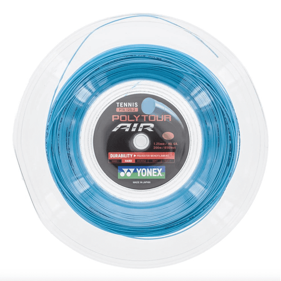 Yonex Polytour Air 125 Tennis String Reel Sky Blue