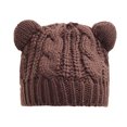 thumbnail image 1 of Gorro de punto Escalada a prueba de frío Colores surtidos Gorros gruesos y cómodos para cables Servicio prolongado Transpirable Durabilidad Gorros Café Inevent AP009242-06B, 1 of 6
